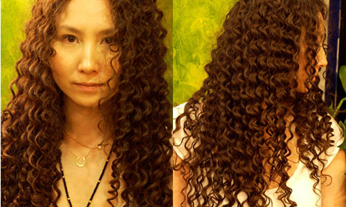 エスニックなイメージを意識した超ロングのdeep Wave Pamelas